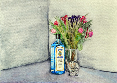

Tallenge - Bombay Sapphire Still Life Art - A3 Size Premium Quality Rolled Poster Paper Print(16.5 inch X 11.7 inch, Rolled)