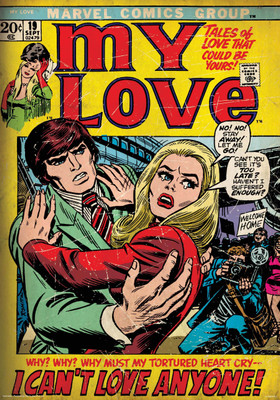

I Can't love anyone - comics poster (Officially Licensed) Paper Print(18 inch X 12 inch, Rolled)