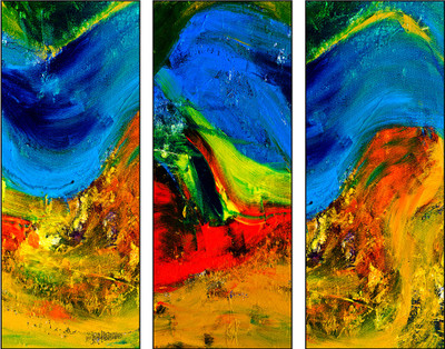 50% OFF on Pixtopper Triptych 139 Canvas Art(50 inch X 20 inch)