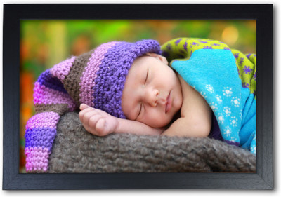 

Cute Sleeping Baby Poster (Ver.3) with Frame Paper Print(14 inch X 20 inch, Streched)