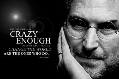

Oshi - Steve Jobs Motivational Quote (4) Paper Print(12 inch X 18 inch, Stretched)