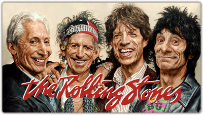 

The Rolling Stones Paper Print(10 inch X 18 inch, Hardboard Mounted)