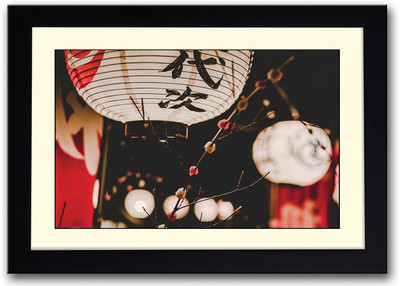 

Beautiful Japanese Lantern Fine Art Print(14 inch X 20 inch, Framed)