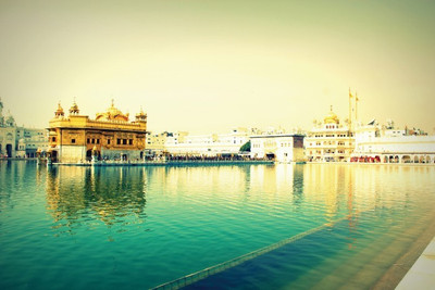 

Posterhouzz Golden Temple Poster Fine Art Print(12 inch X 18 inch, Rolled)