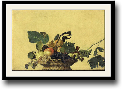 

Fruit basket art Fine Art Print(10 inch X 14 inch, Framed)