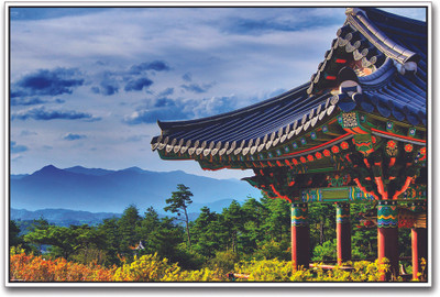Naksansa Temple South Korea Paper Print(12 inch X 18 inch)
