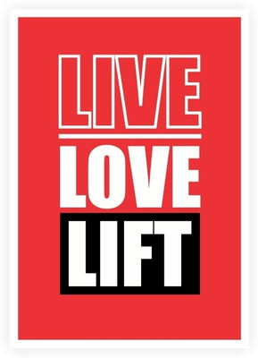33% OFF on Live Love Lift Gym Motivational and Inspirational Quotes Poster Paper Print(16.5 inch X 11.5 inch) 33% OFF on Live Love Lift Gym Motivational and Inspirational Quotes Poster Paper Print(16.5 inch X 11.5 inch)