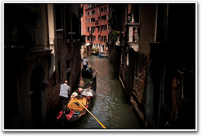 Boats in Venice Canal Paper Print(12 inch X 18 inch) Boats in Venice Canal Paper Print(12 inch X 18 inch)