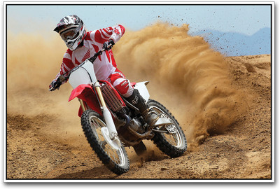 Dirtbike Paper Print(12 inch X 18 inch)