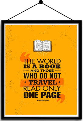 

Motivational quote framed posters Paper Print(24.5 inch X 21.7 inch, Framed)