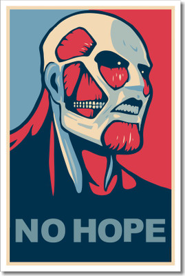 Attack on Titans - No Hope Paper Print(19 inch X 13 inch)