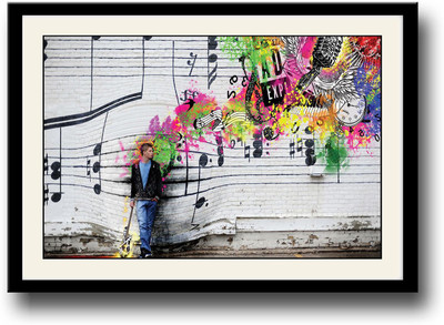 

Cool Music artistic Fine Art Print(10 inch X 14 inch, Framed)