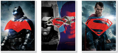 

Batman vs Superman Dawn of Justice - Pack of 3 Paper Print(19 inch X 13 inch, Rolled)