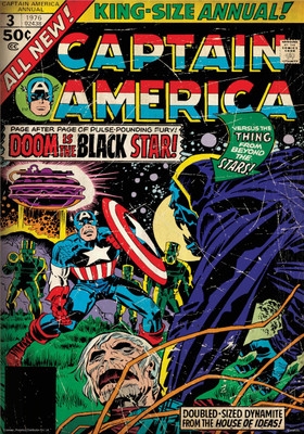 

Captain America -Doom poster (Officially Licensed) Paper Print(24 inch X 16 inch, Rolled)