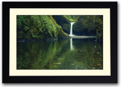 

Beautiful Waterfall Amazing Fine Art Print(14 inch X 20 inch, Framed)