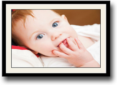 

Cute baby with Blue eyes AFP0578 Fine Art Print(10 inch X 14 inch, Framed)