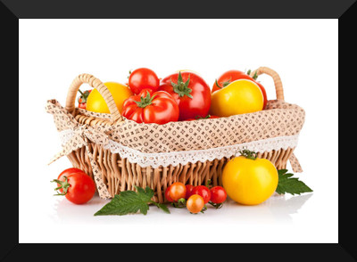 

Tallenge Art For Kitchen - Fresh Veggie Basket - Premium Quality A3 Size Framed Poster Paper Print(17 inch X 12 inch, Framed)