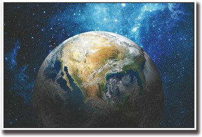 

Earth Space View Fine Art Print(12 inch X 18 inch, Rolled)