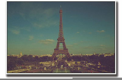 

Posterhouzz Eiffel Tower in Paris Photography Fine Art Print(12 inch X 18 inch, Rolled)