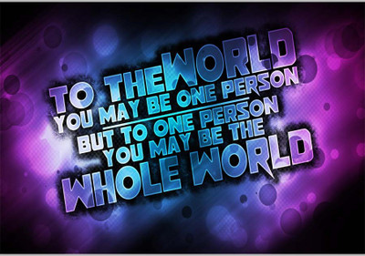 

Posterhouzz You Are My World Paper Print(12 inch X 18 inch, Rolled)