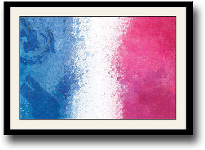 

Blue white & red Fine Art Print(10 inch X 14 inch, Framed)