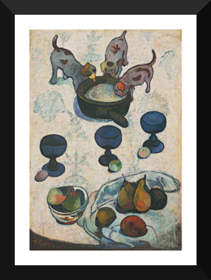 

Tallenge Modern Masters Collection - Still Life with Profile of Laval by Paul Gauguin - Premium Quality A3 Size Framed Poster Paper Print(17 inch X 12 inch, Framed)