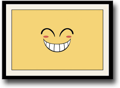 

Yellow Cartoon Fine Art Print(10 inch X 14 inch, Framed)