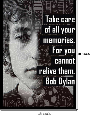 33% OFF on Bob Dylan - Memories Paper Print(18 inch X 12 inch, Rolled)