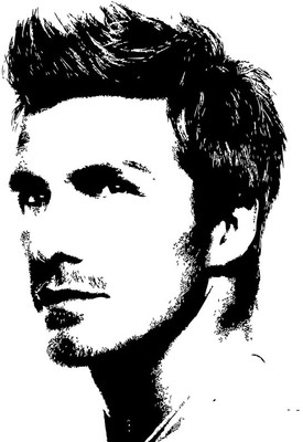 

David Beckham Paper Print(24 inch X 19 inch, Rolled)