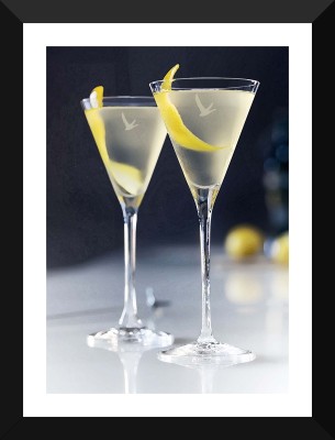 

Tallenge - Grey Goose Martini With Lemon Slice - Premium Quality A3 Size Framed Poster Paper Print(17 inch X 12 inch, Framed)