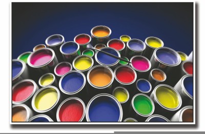 

Posterhouzz Multicolour Paint buckets Fine Art Print(12 inch X 18 inch, Rolled)