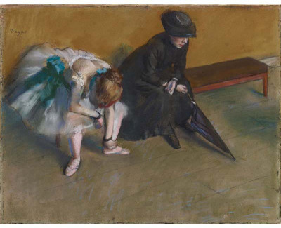 

Tallenge Modern Masters Collection - Waiting by Edgar Degas - A3 Size Premium Quality Rolled Poster Paper Print(16.5 inch X 11.7 inch, Rolled)
