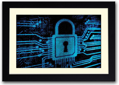 

Digital Lock Fine Art Print(14 inch X 20 inch, Framed)