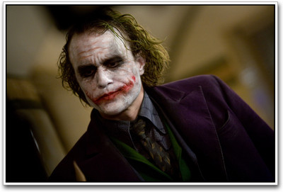 

Heath Ledger from the Dark Knight Rises Paper Print(12 inch X 18 inch)