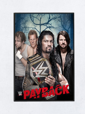 

WWE Roman Regins Ver1 Collection 007 Paper Print(18 inch X 12 inch, Framed)