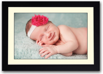 

Smiling Super Cute Baby Fine Art Print(14 inch X 20 inch, Framed)