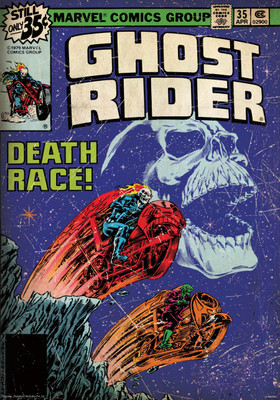 

Ghost rider - Death race poster (Officially Licensed) Paper Print(24 inch X 16 inch, Rolled)