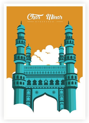 33% OFF on Royal Charminar Mosque Monument of India Poster Paper Print(16.5 inch X 11.5 inch)