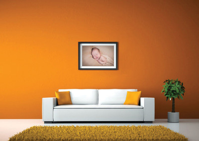 

Sleeping Baby Looking Cute Fine Art Print(14 inch X 20 inch, Framed)