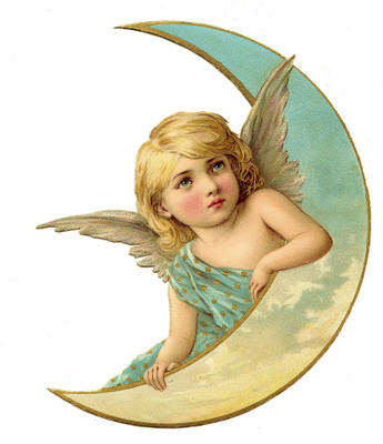 Tallenge - Christmas Art - Angel MoOn Photographic Paper(12 inch X 11 inch, Rolled)