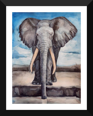 

Tallenge - Elephant Sanctuary - Premium Quality A3 Size Framed Poster Paper Print(17 inch X 12 inch, Framed)