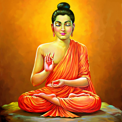 

Buddha Painting Canvas Art(24 inch X 24 inch)