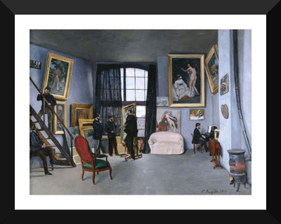 

Tallenge Old Masters Collection - Bazille's Studio by Frédéric Bazille - Premium Quality A3 Size Framed Poster Paper Print(17 inch X 12 inch, Framed)