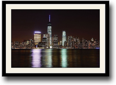 

One World Trade Center Fine Art Print(10 inch X 14 inch, Framed)