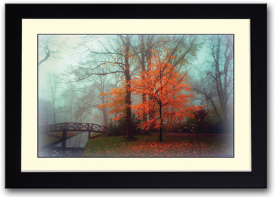 

Park and Fog Fine Art Print(14 inch X 20 inch, Framed)