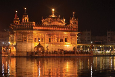 

Posterhouzz Golden Temple Poster Fine Art Print(12 inch X 18 inch, Rolled)