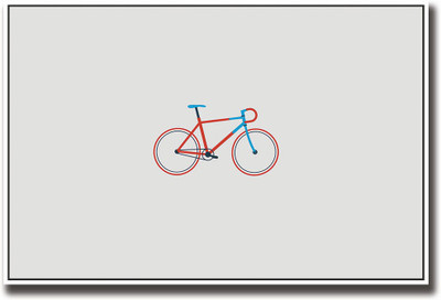 

Colourful bicycle art Fine Art Print(12 inch X 18 inch, Rolled)