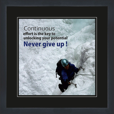 

Motivational Poster Extra Large (18"x18") Fine Art Print(18 inch X 18 inch, Framed)