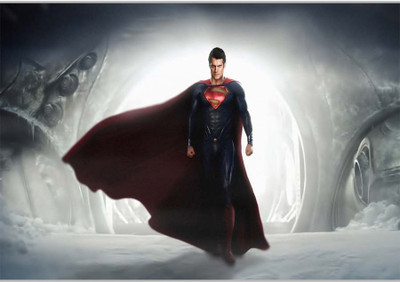 

Posterhouzz Superman In Snow Cave Paper Print(12 inch X 18 inch, Rolled)