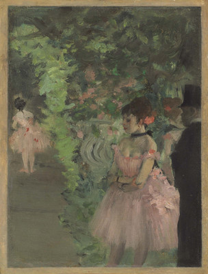 

Tallenge - Dancers Backstage by Edgar Degas - A3 Size Unframed Poster Paper Print(16.5 inch X 11.6 inch)